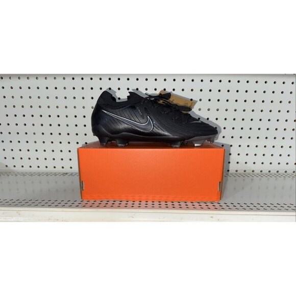 Nike Phantom GX II Pro FG Soccer Cleats Mens Size 6 Womens 7.5 FJ2563-001 Black - Picture 1 of 9